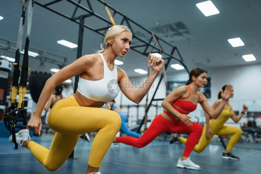 参加体育俱乐部健身锻炼的人参加运动女孩参加室内训练的妇女在体育俱乐部参加运动锻炼的妇女参加运动锻炼的妇女图片