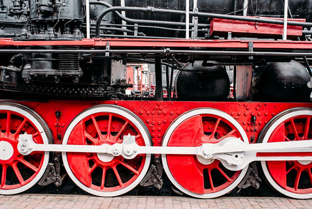 老式的蒸汽火车背景图片