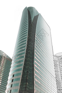 城市现代办公大楼建筑图画图片