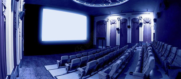 电影院以古典风格装饰电影院以享受看电影的奢侈感觉图片
