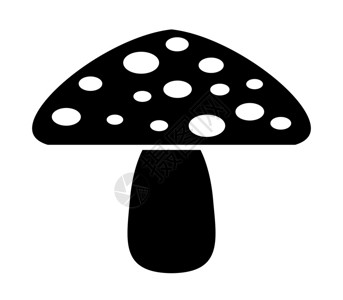 圆点图标蘑菇图标背景