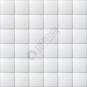 白色瓷砖背景白色卫生间砖瓦陶瓷厨房地板无缝背景瓷地板或浴室厨房墙壁插画