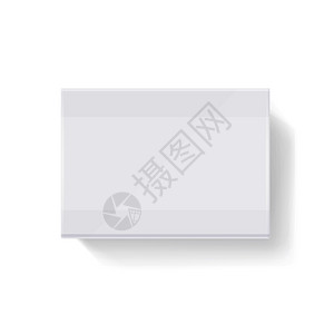 白色空封闭的匹配本框矢量插图匹配盒滑动模型小匹配本包盒矢量插图图片