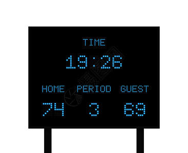 具有足球或得分竞争的矢量数字电子板具有结果竞争的记分板用信息显示记分板背景图片