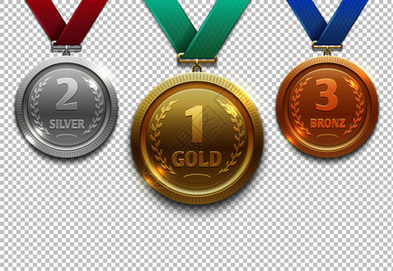 奥林匹克金银和铜奖章得者章图片