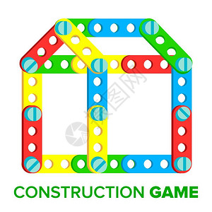 开发儿童玩具结构符号矢量插图图片