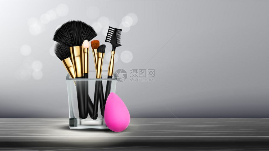 化妆品美容工具图片