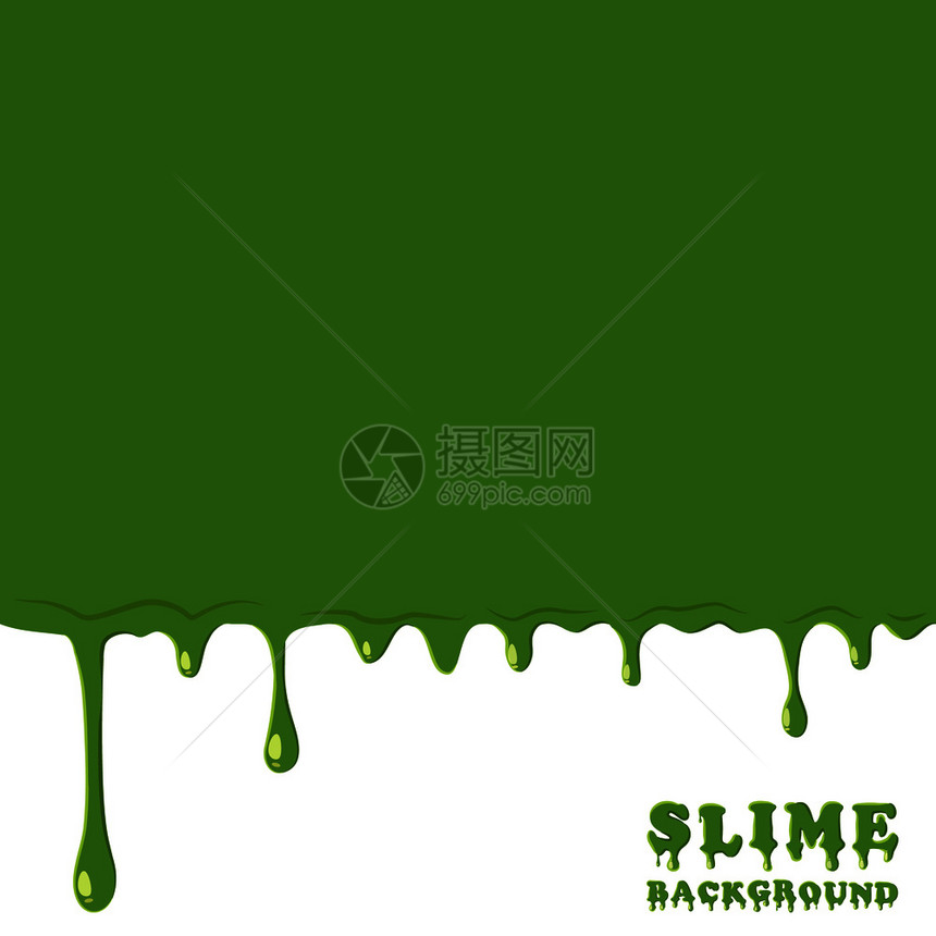 绿色粘液史莱姆背景图图片