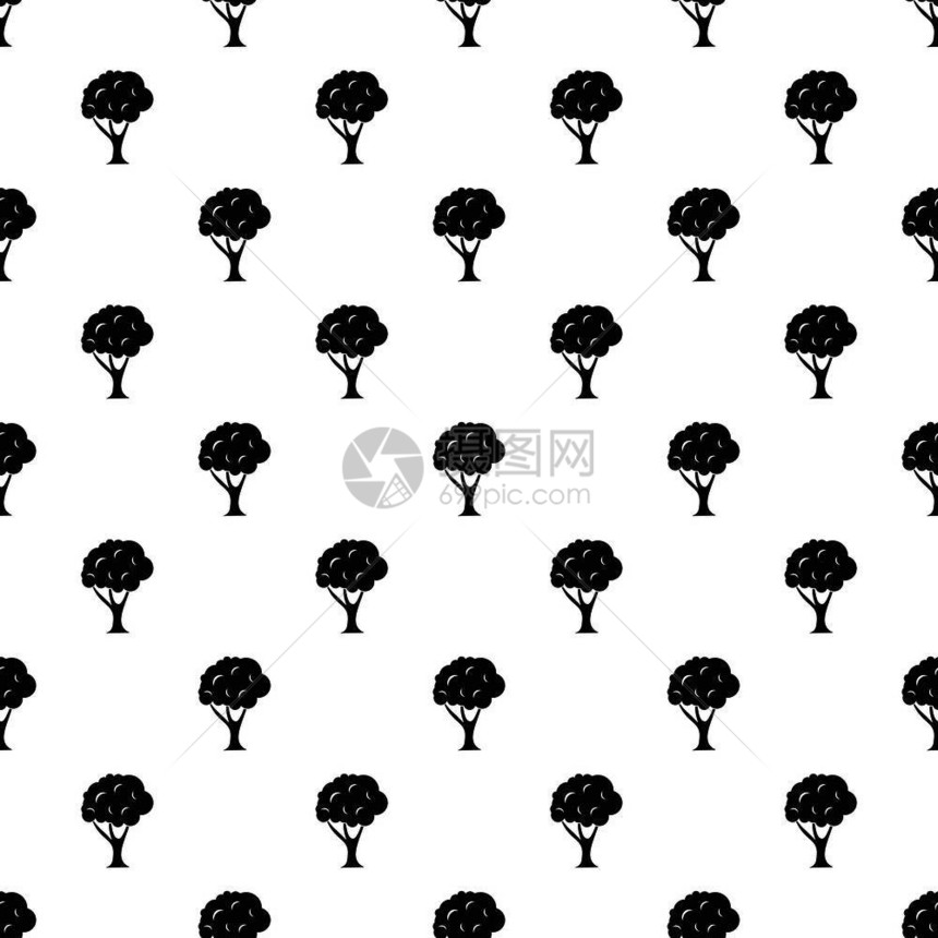 树型图案简单的树矢量图案插用于Web树型图案简单样式图片
