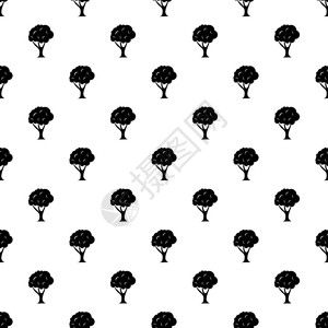 树型图案简单的树矢量图案插用于Web树型图案简单样式图片