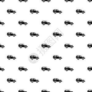 运动型多用途汽车比赛吉普车模式简单示例图插画