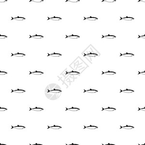 鱼类热带鱼矢量背景图图片