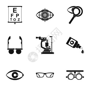 眼睛样式设置眼睛图标简单的显示9个窗口向量图标用于网络设置眼睛图标简单样式背景