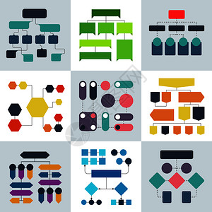 结构流程图和结构矢量信息图元素结构流程图表和结构流程和结构矢量信息元素背景图片