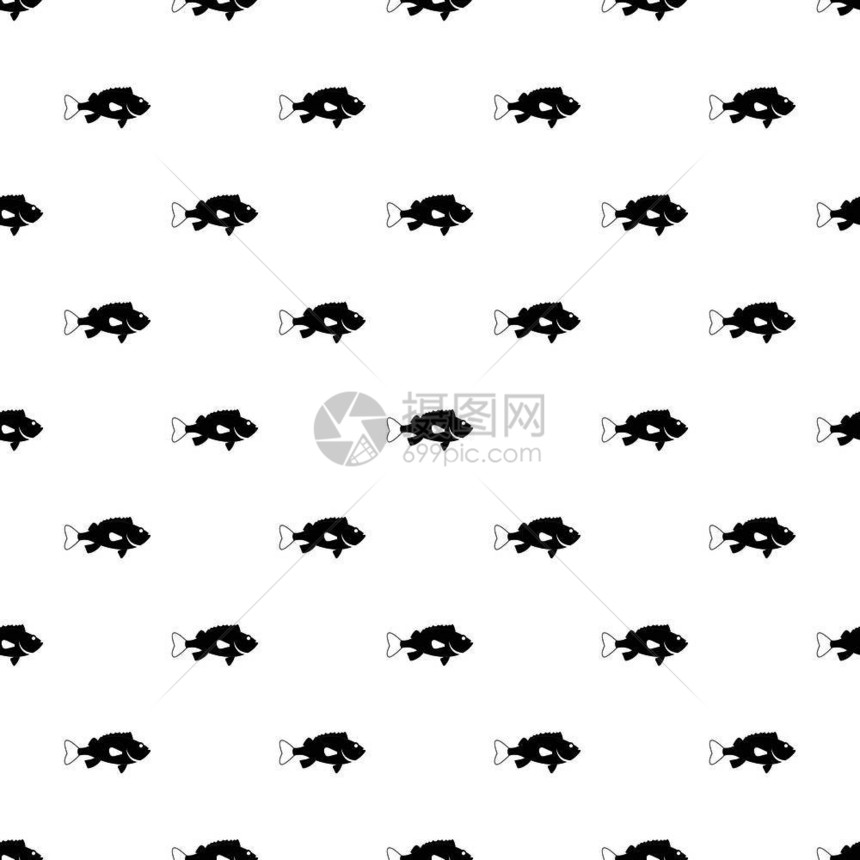 水生动物鱼类恐龙乌龟矢量背景图图片