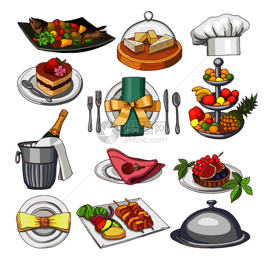 食品设计菜单模板图片