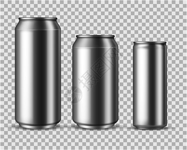 易拉罐包装样机3d写实易拉罐插画