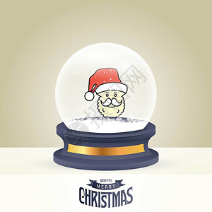 圣诞水晶球背景图片
