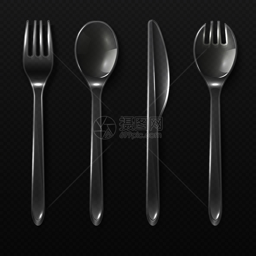 餐具勺子叉和刀图片