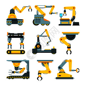 机械工业的器人手械工业的设备插图图片