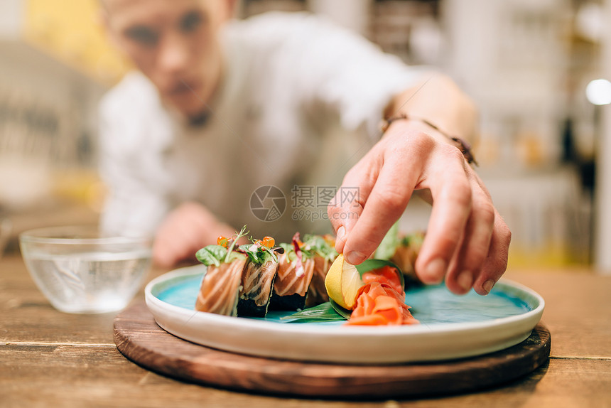 日本传统食物寿司图片
