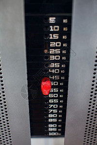 健身房重量指示数机器图片