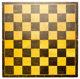 黑黄两色木象棋盘背景图片