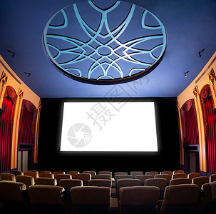 电影院以古典风格装饰背景图片