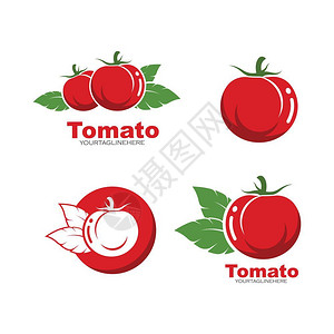 矢量新鲜番茄元素高清图片