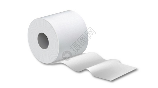 纸张卷清洁肛门的卫生组织产品卫生间软巾清洁剂出血问题模板符合实际情况3d插图卫生间辅助剂插画