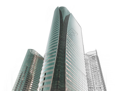 城市现代办公大楼建筑图画图片