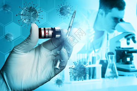 抗体测试实验室研究和分析科罗纳抗体学样本的家以生产corna抗体的药物治疗背景