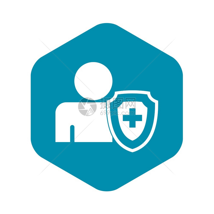 个人和保护屏蔽图示网络个人和医疗交叉保护图示图片