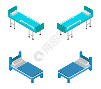 医院病床图片