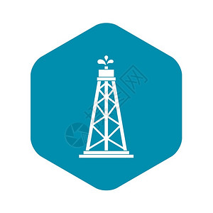 石油钻机图示简单例用于网络的石油钻机矢量图示石油钻机图示简单样式图片