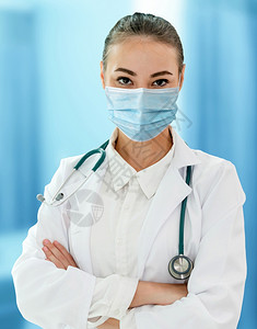 戴好医用口罩预防新冠病毒图片