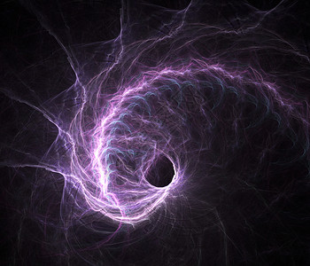 紫色爆炸圆球光亮照明分形计算机生成了此图像背景