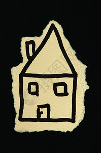 纸制房子图片