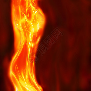 描绘女身火和焰的光辉女体精美抽象画像图片