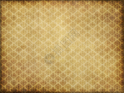 旧棕色和黄大坝型墙纸背景图片