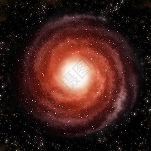 深外层空间的螺旋星系背景图片