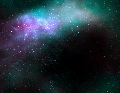 深外层空间星云或系的插图背景图片