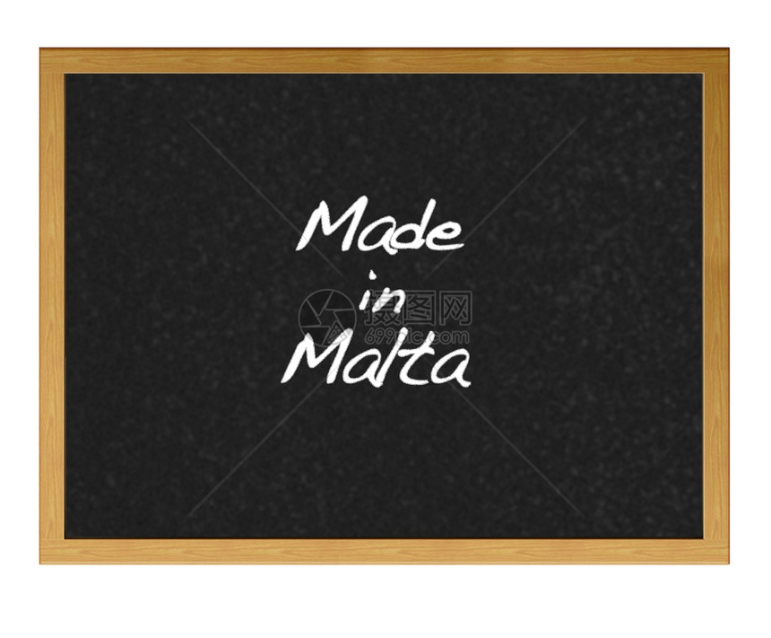 Malta制造的黑板图片