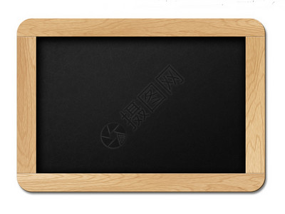 空白的木制黑板图片