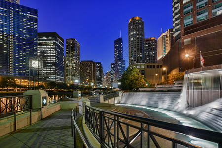 芝加哥的喷泉图片