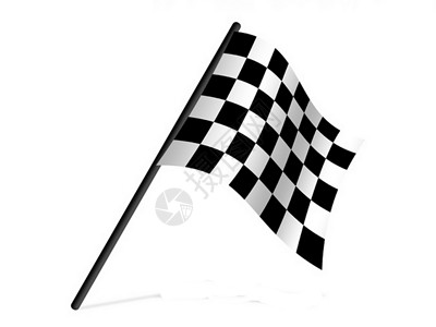 黑色放射速度线赛车旗背景
