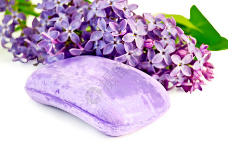 一块紫色香皂背景图片