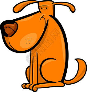 卡通柴狗英雄图可爱笑狗的漫画图背景