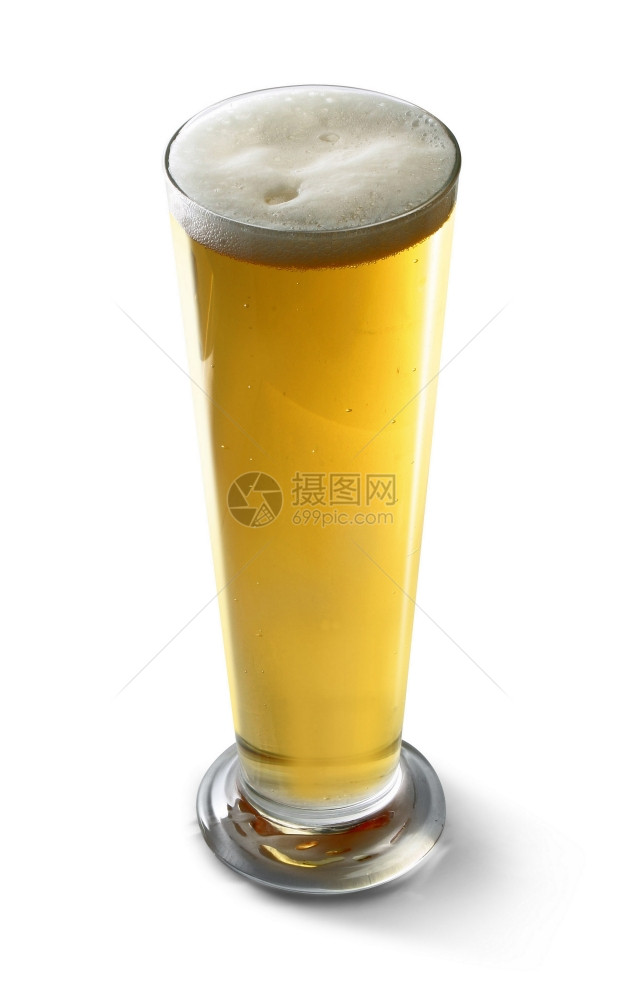 玻璃轻啤酒图片