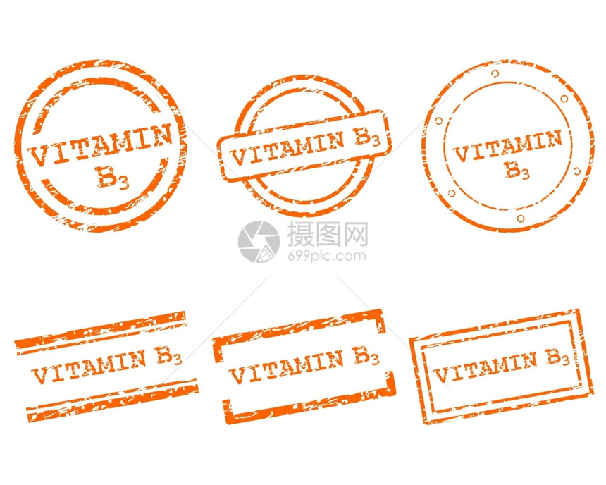 维生素b3邮票图片